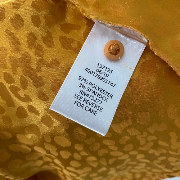 Candie's Radiant Gold Button Down Shirt - Picture 11 of 12
